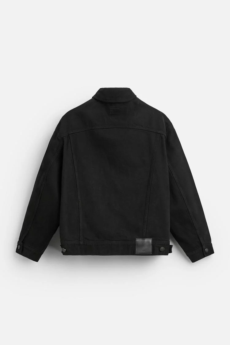 Veste en jean coupe carrée – Image 6