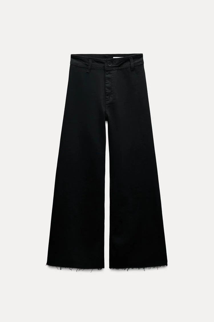Jean collection zw marine droit a taille haute - Bleu – Image 5