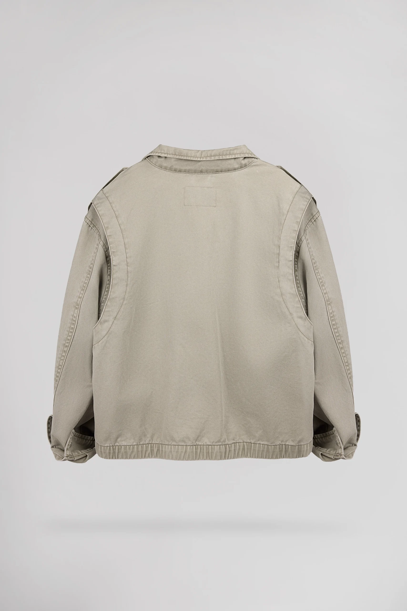 Blouson B-DAKOTA BLEACH KAKI – Image 5