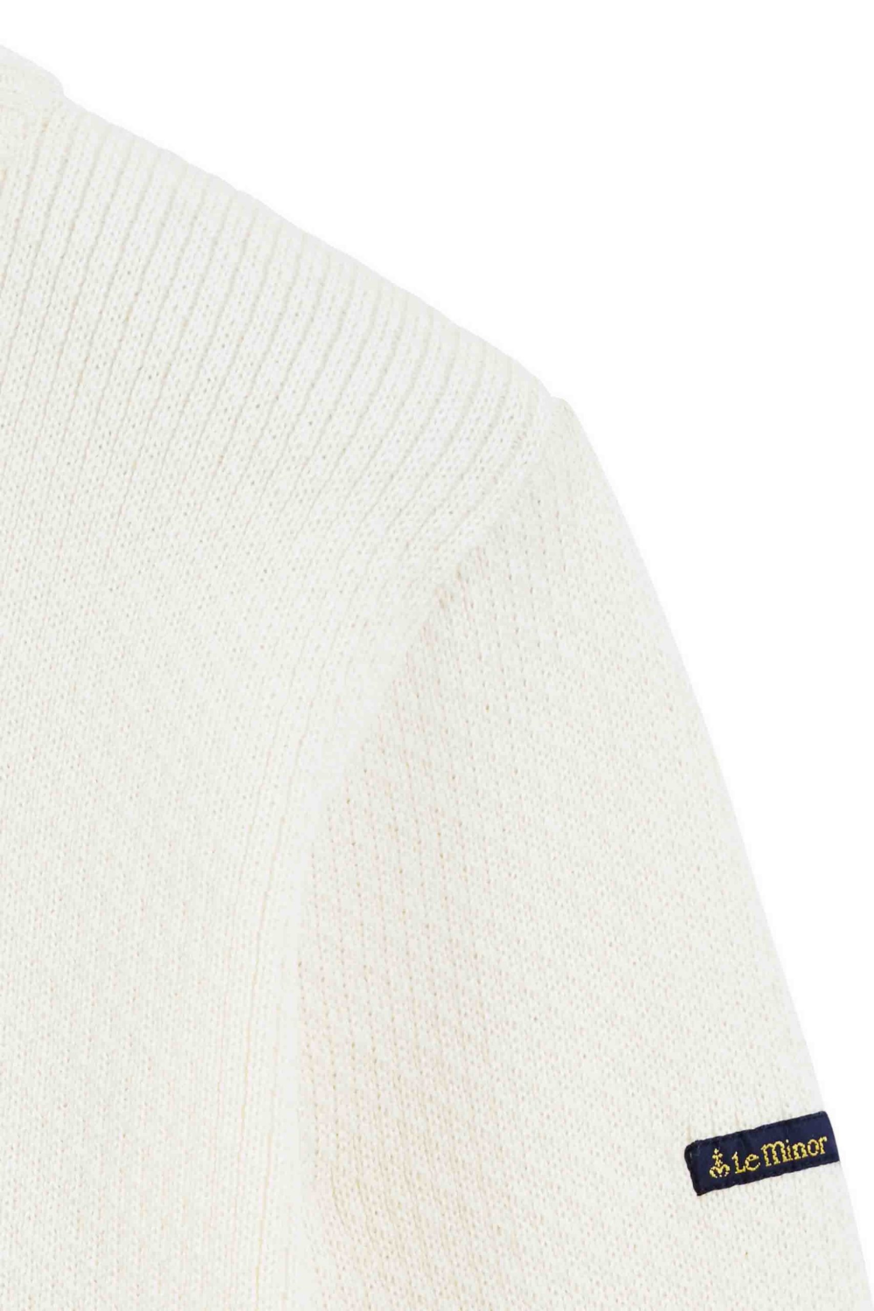 Pull col rond Norvégien écru pour femme – Image 7