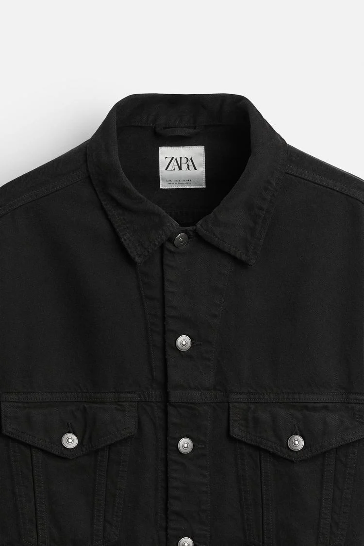 Veste en jean coupe carrée – Image 7