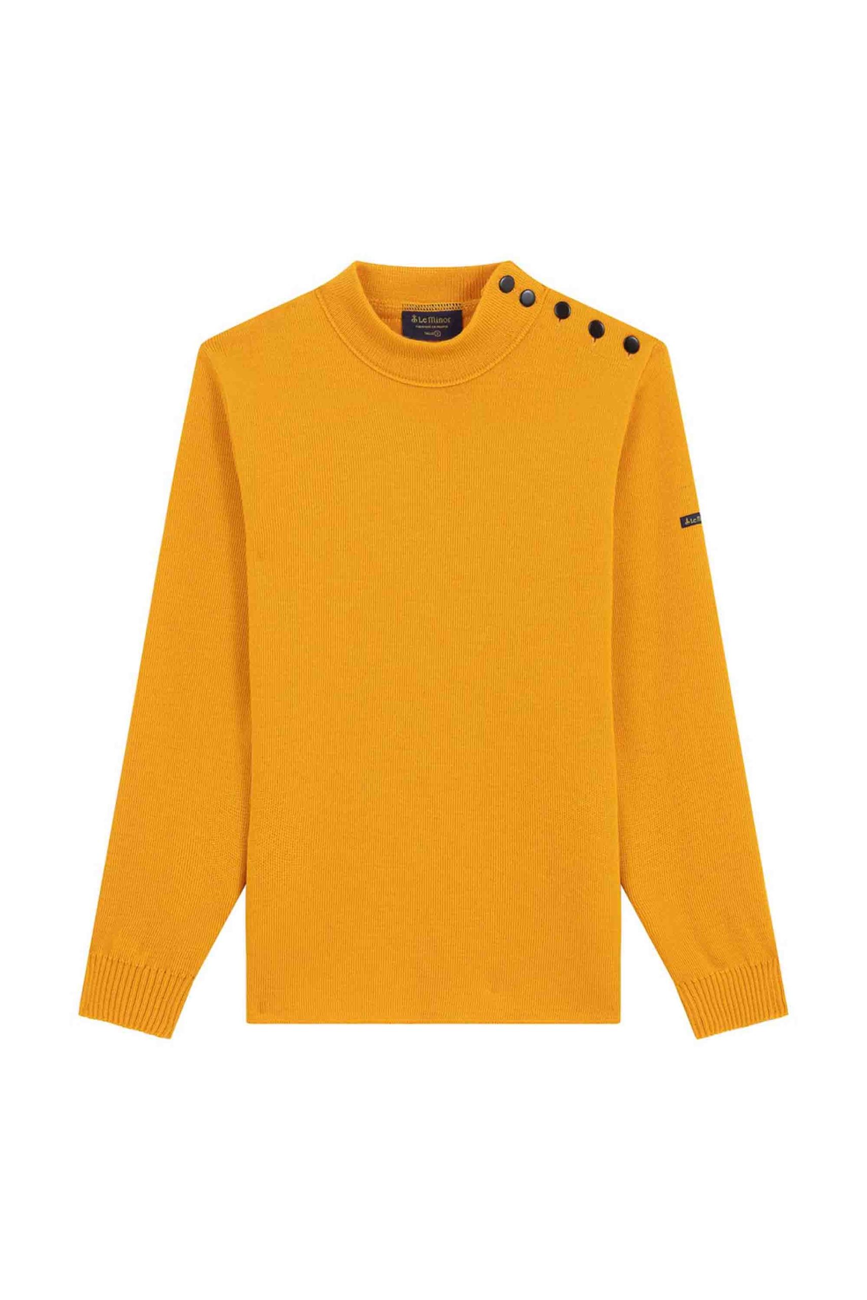Pull marin jaune pour homme – Image 4