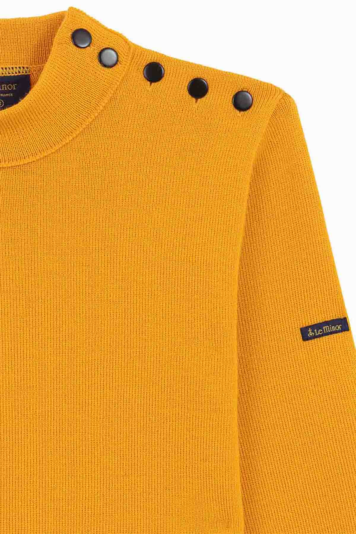 Pull marin jaune pour homme – Image 5