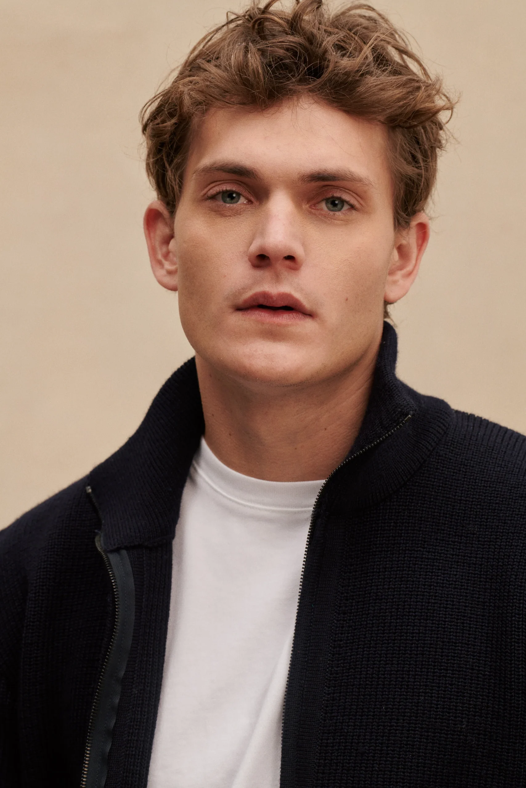 Blouson bleu marine pour homme – Image 2