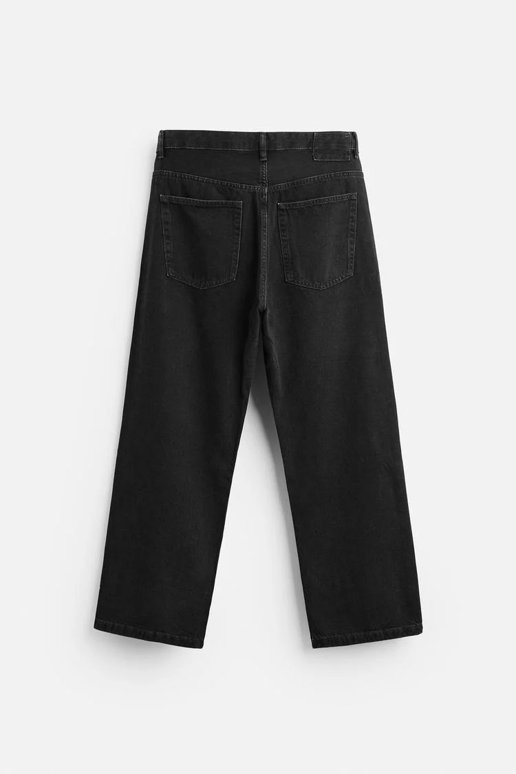 Jean coupe ample - Noir – Image 2