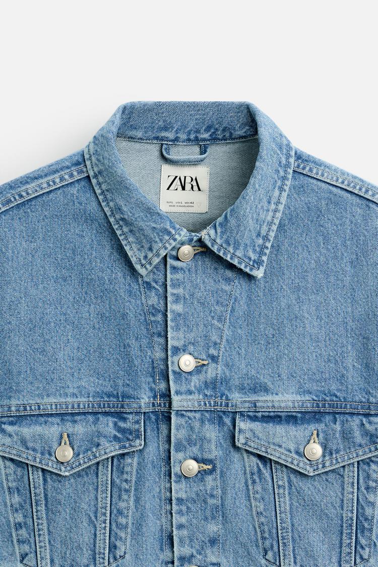 Veste en jean coupe carrée – Image 3