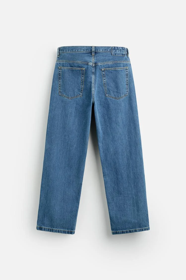Jean coupe ample - Bleu clair – Image 6