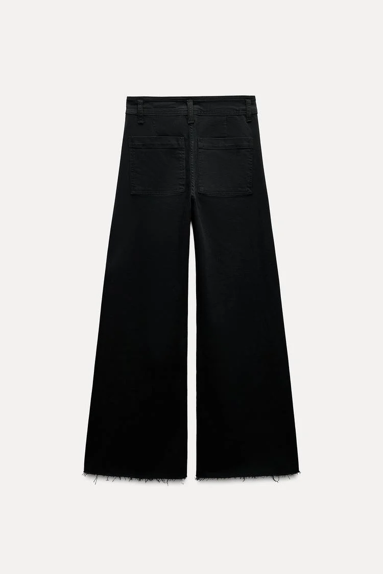 Jean collection zw marine droit a taille haute - Bleu – Image 6