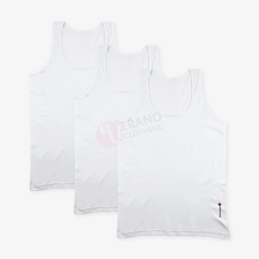 ESPIRO Lot 3 Débardeurs 100% Coton – Image 3