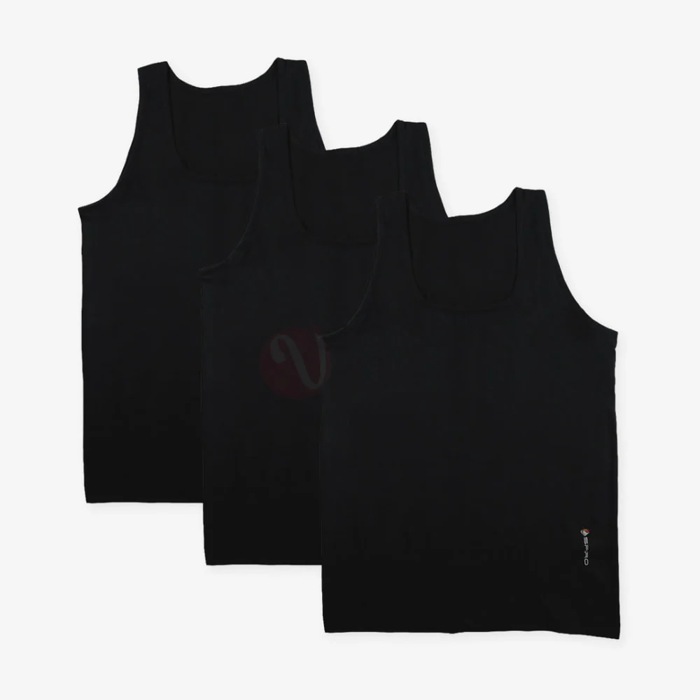 ESPIRO Lot 3 Débardeurs 100% Coton – Image 4