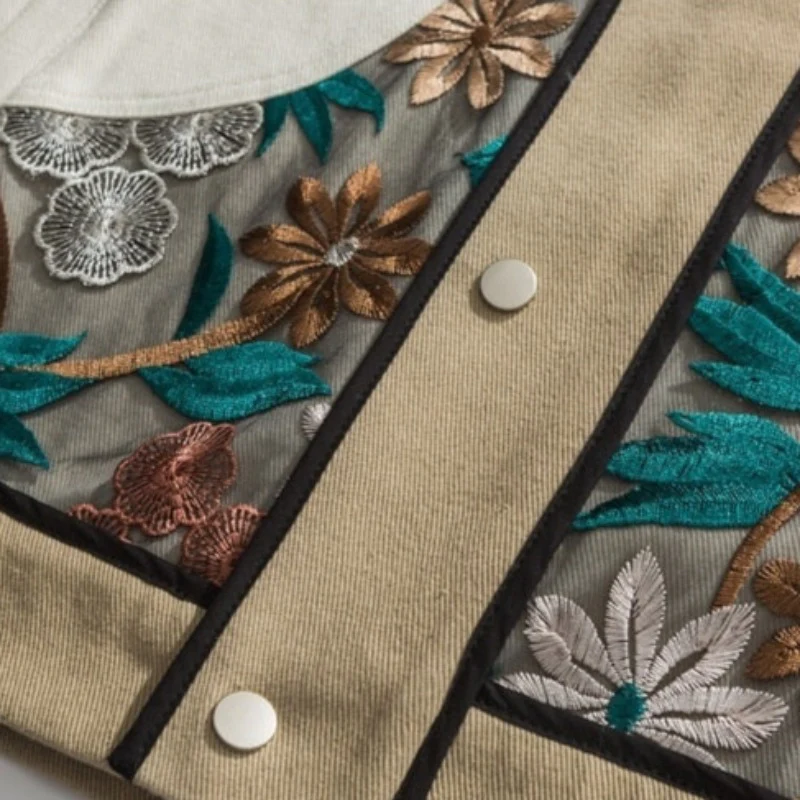 Blouson Brodé Fleurs – Image 9