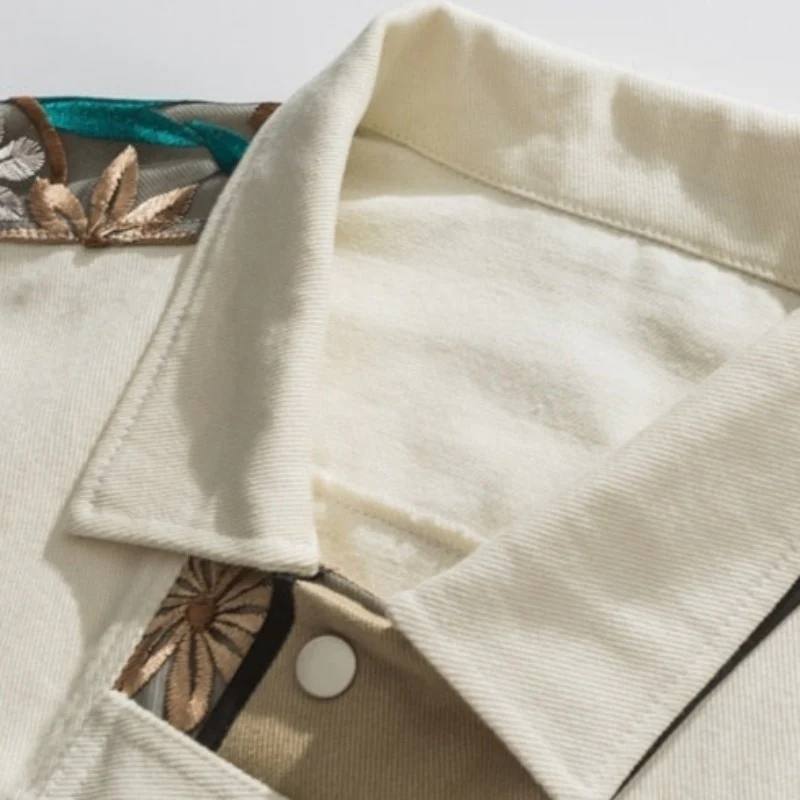 Blouson Brodé Fleurs – Image 5