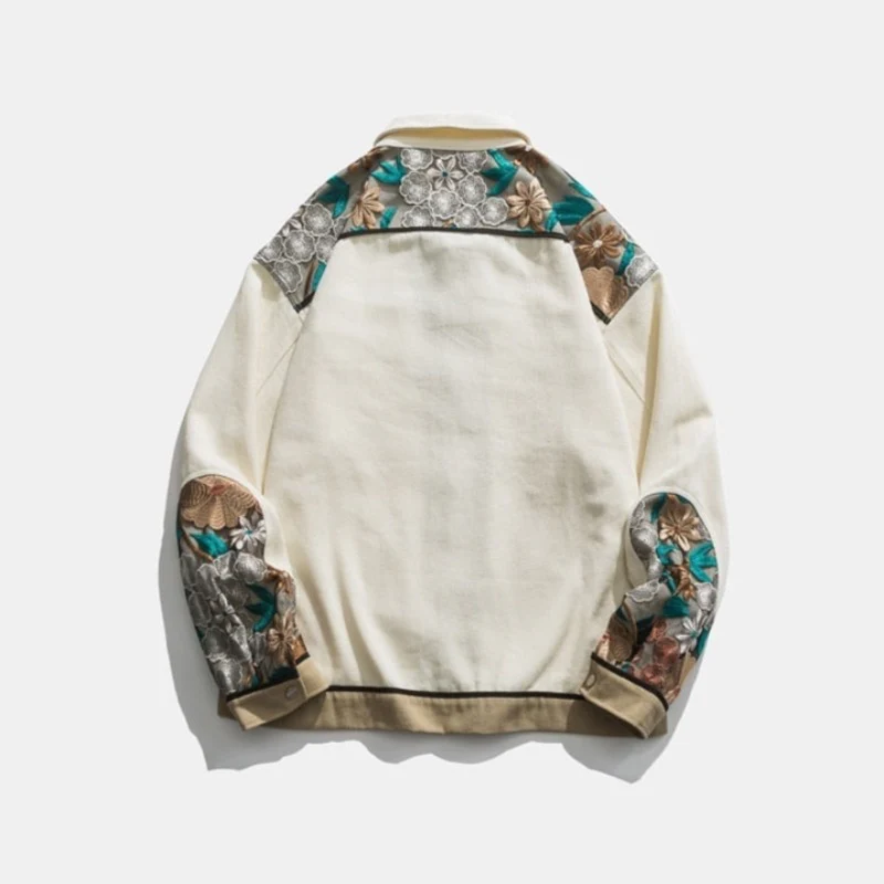 Blouson Brodé Fleurs – Image 2