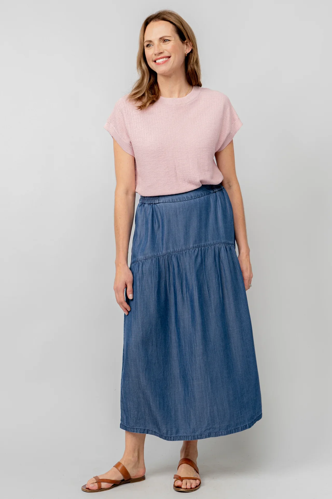 Jupe en denim souple Frances – Image 3