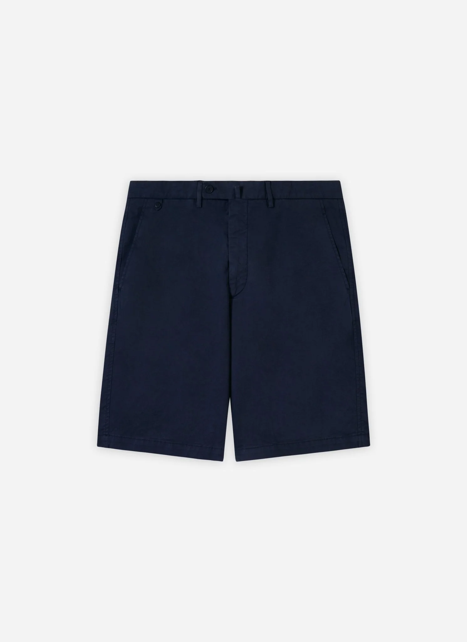 Bermuda William BDA chino en gabardine de coton stretch marine – Image 4