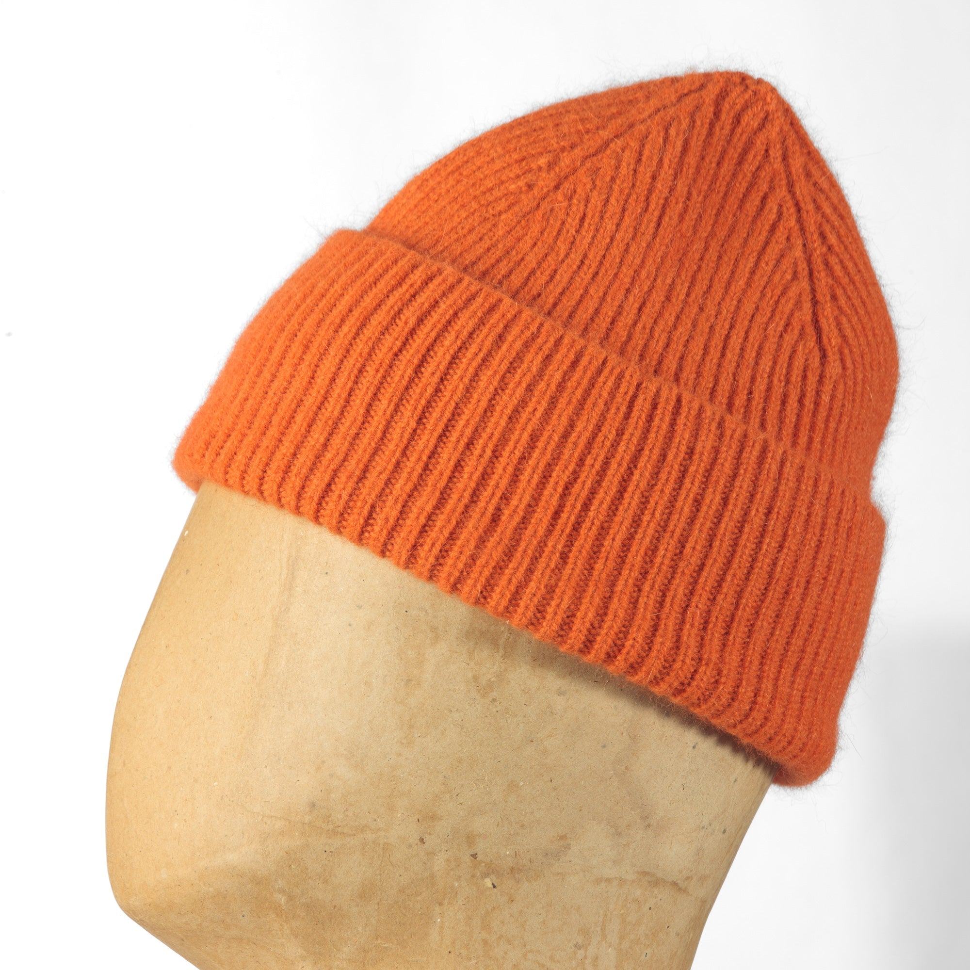 Bonnet Laine Vintage orange – Image 2