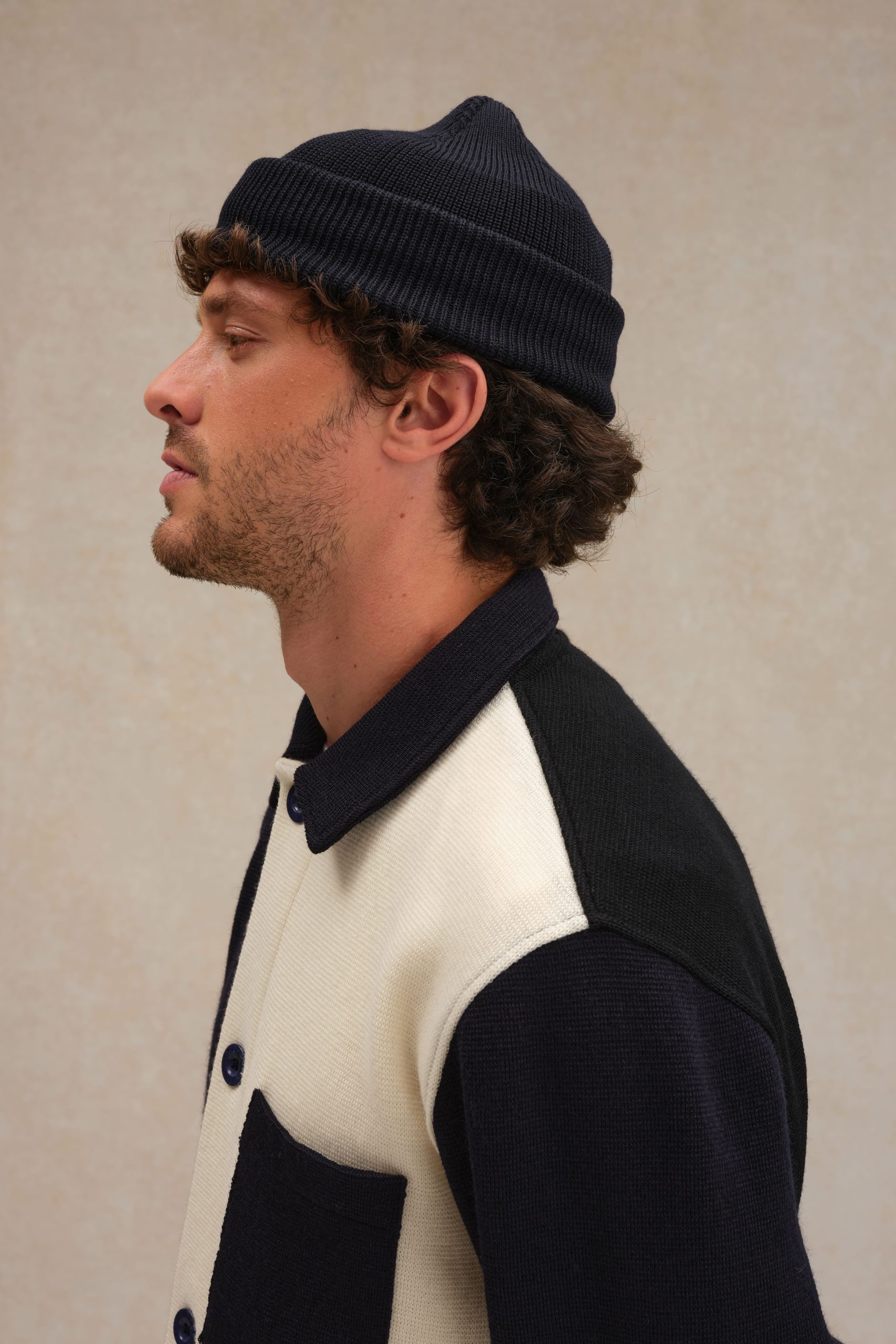 Le véritable bonnet de la Marine nationale bleu encre – Image 3