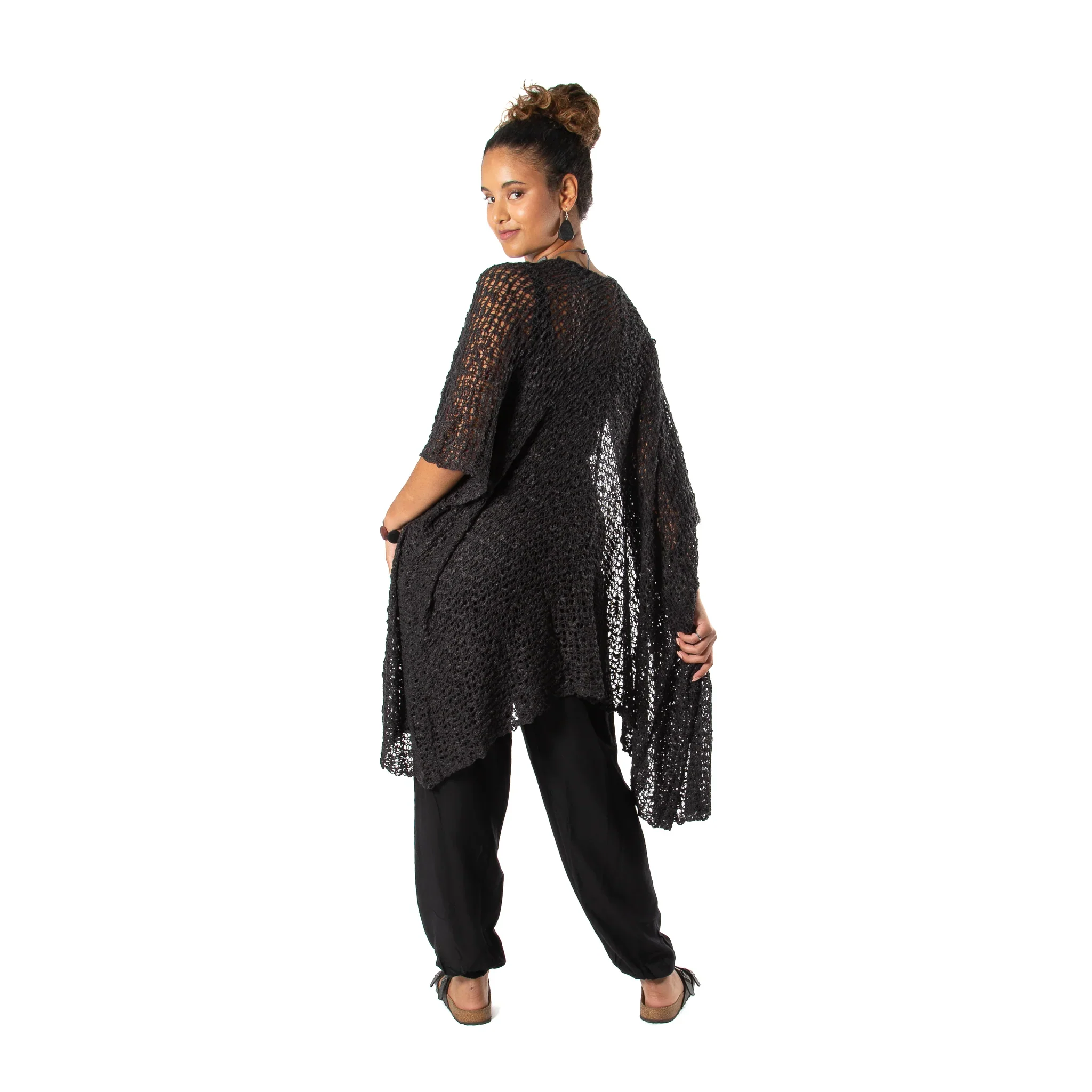 Cardigan en crochet popcorn – Image 4