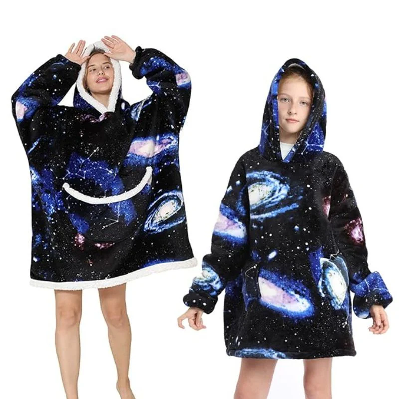 Sweat Plaid Enfant Galaxie – Image 2