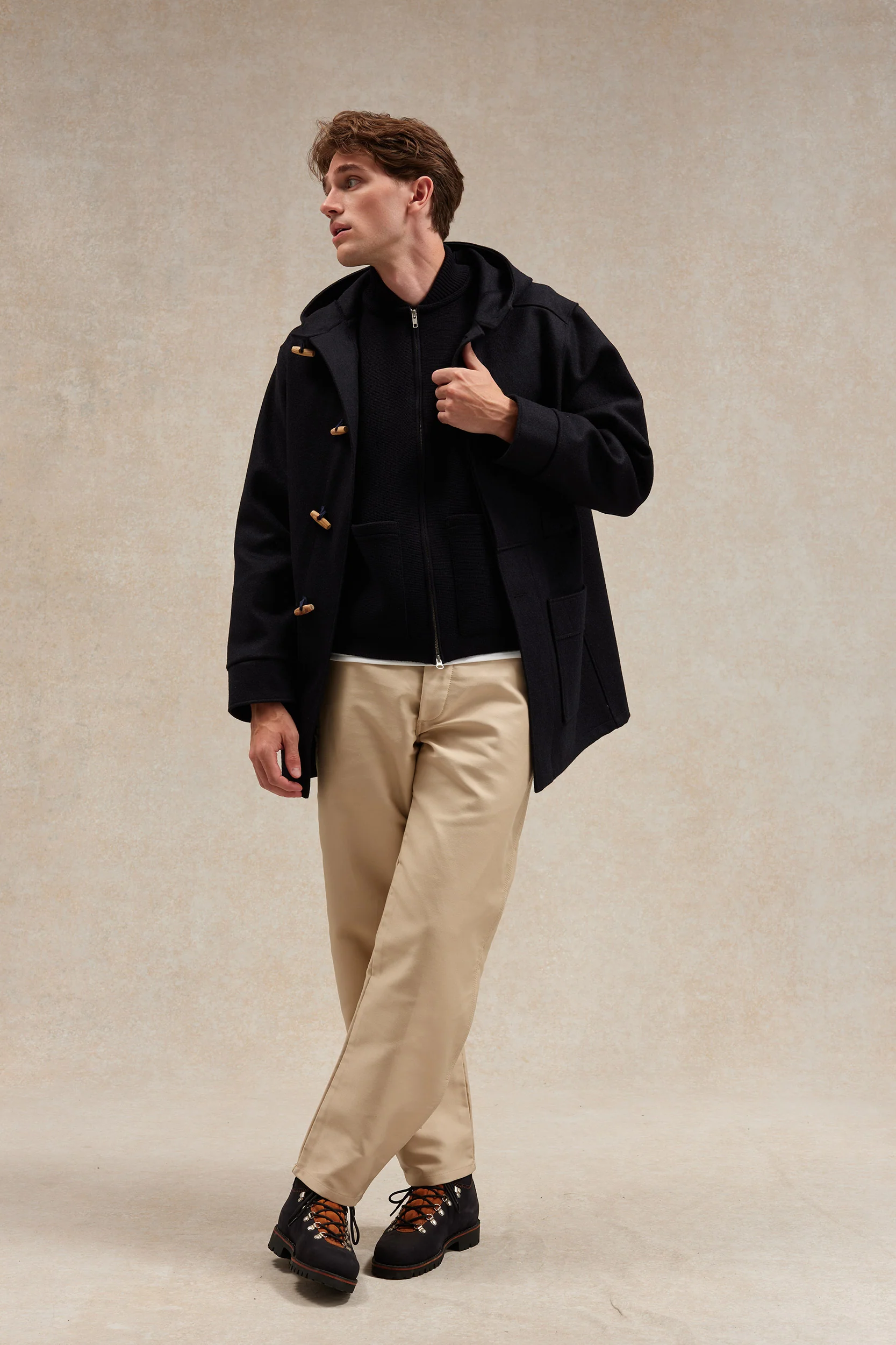 Gilet zippé marine Milano pour homme – Image 4