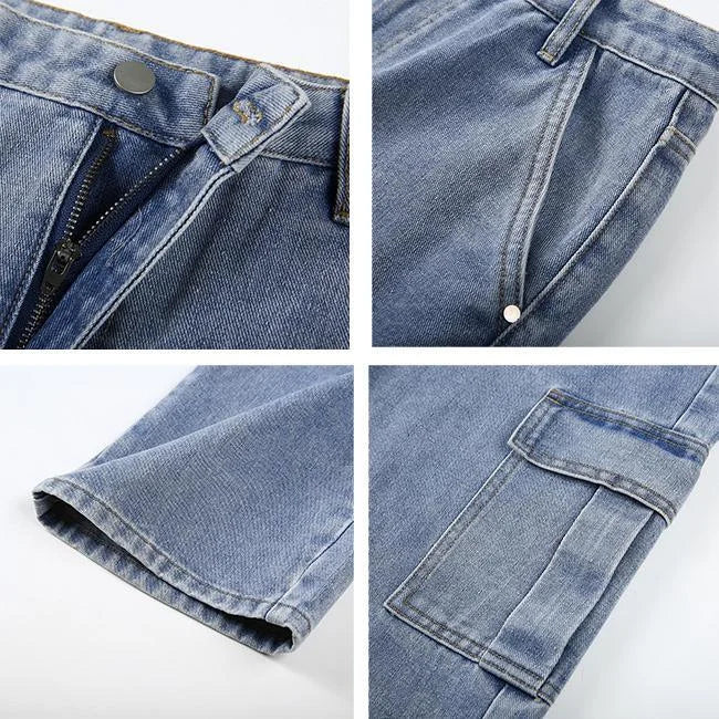 JEAN CARGO FEMME LARGE – Image 8